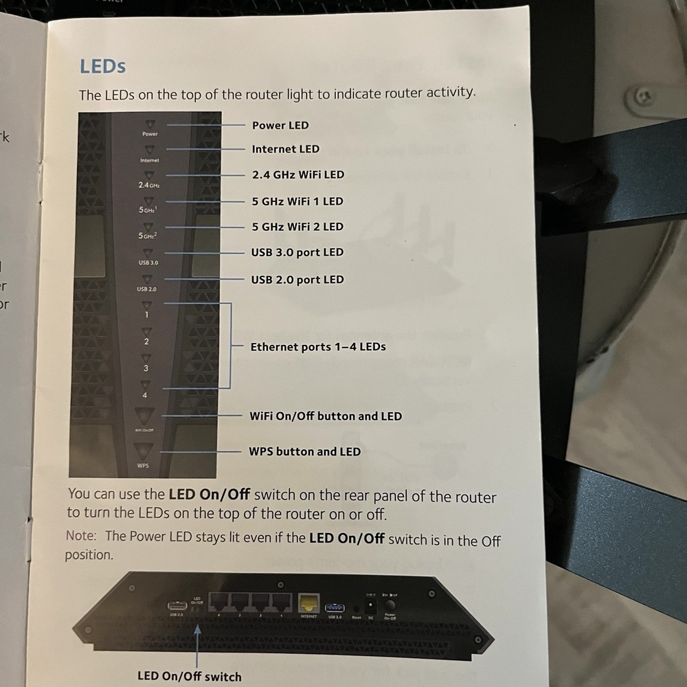NETGEAR Nighthawk X6 AC3200 Tri-Band Wi-Fi‎ Router R8000 - Picture 12 of 13